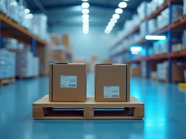 High-value consumer electronics in secure shipping packaging